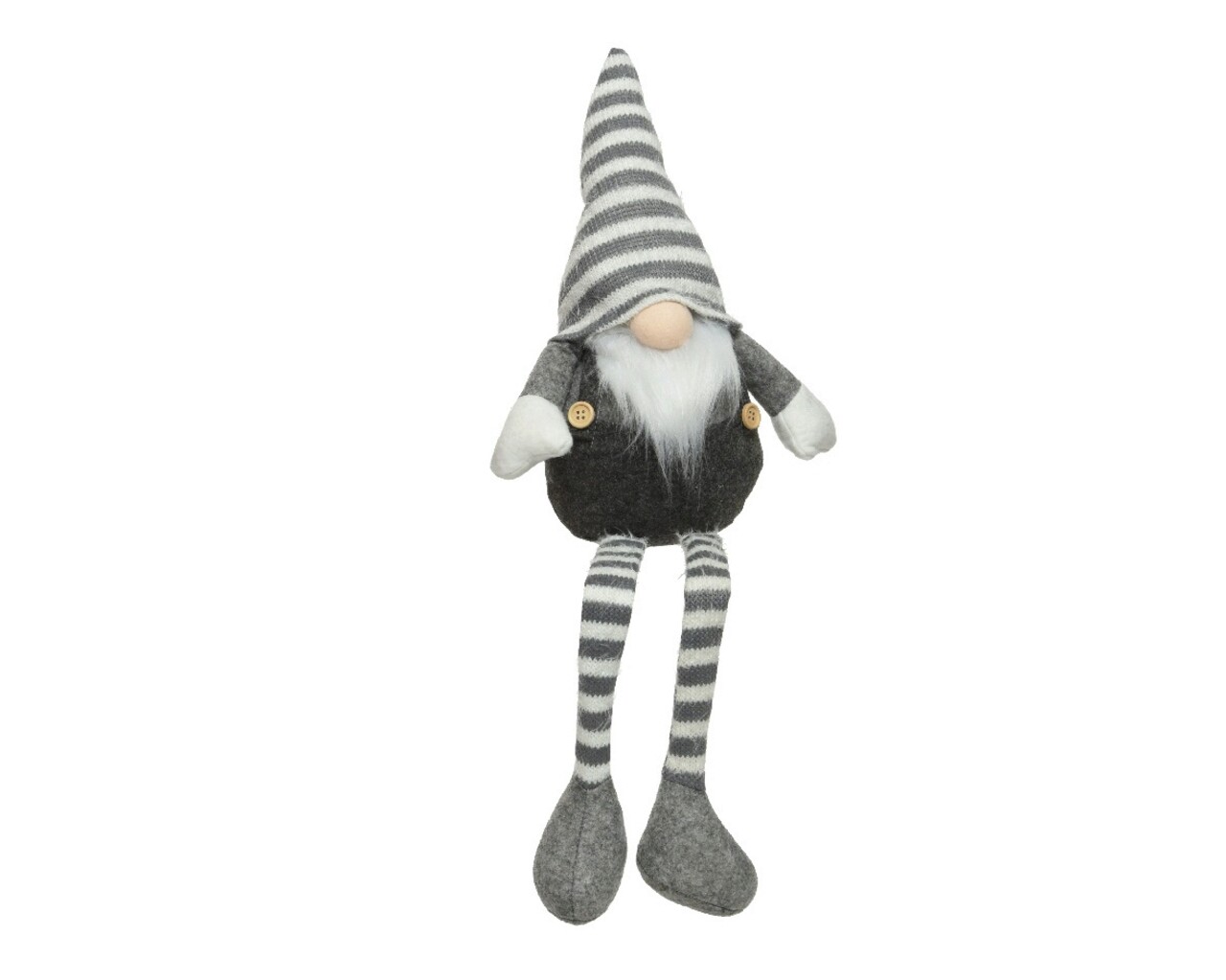Decoratiune luminoasa Gnome, Lumineo, 11x18x55 cm, poliester, gri - imagine 4